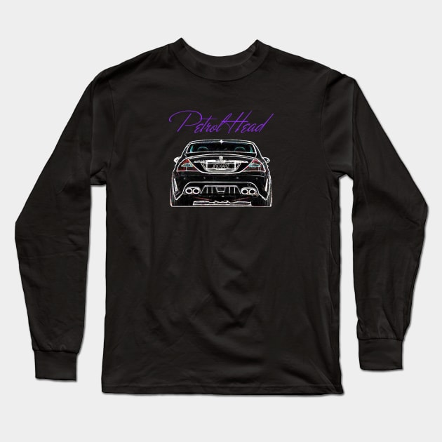 Mercedes CLS AMG Rear Petrol Head Long Sleeve T-Shirt by JFK KARZ